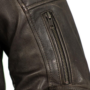 Commuter - Men's Motorcycle Leather Jacket - FrankyFashion.com