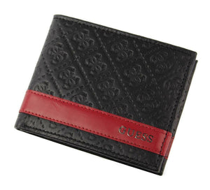 MEN'S GUESS LEATHER WALLET RED, GREEN | 31GU220038