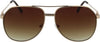 Non-Traditional Aviator Sunglasses | Double Bridge | Adjustable Nose Pads. | 100% UV Protection | 3292
