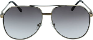 Non-Traditional Aviator Sunglasses | Double Bridge | Adjustable Nose Pads. | 100% UV Protection | 3292