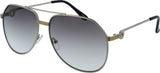 Non-Traditional Aviator Sunglasses | Double Bridge | Adjustable Nose Pads. | 100% UV Protection | 3292
