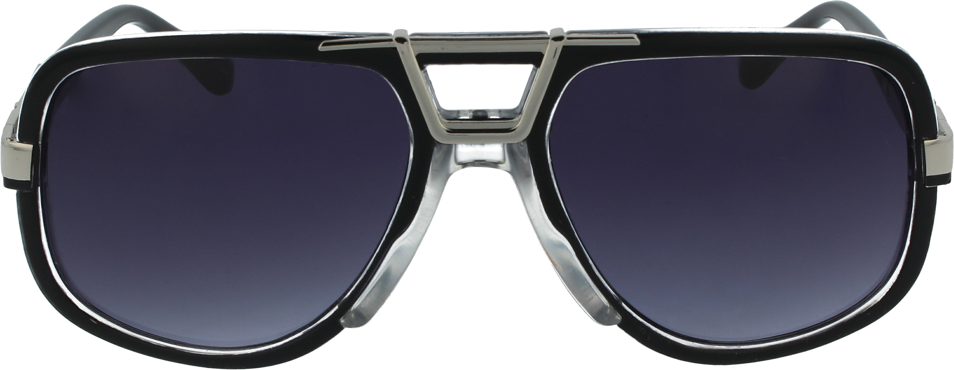 Thick Frame Aviator Sunglasses | Classy - Cool | Double Bridge