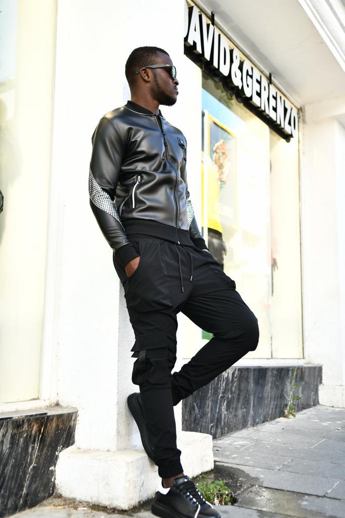 ジャケット・アウター   leather jacket Men's Premium Faux Leather Short Racing Jacket | 4-20347 – Franky