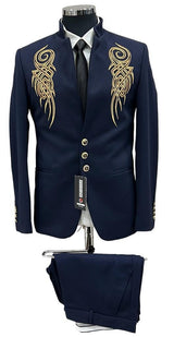 Men’s Black Textured Slim Fit Short Blazer Jacket | 665