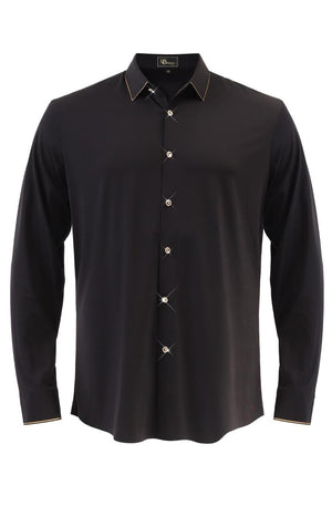 Barocco Men's Shirt Long Sleeve European Mode | B301