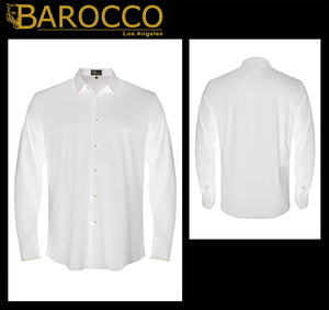Barocco Men's Shirt Long Sleeve European Mode | B301