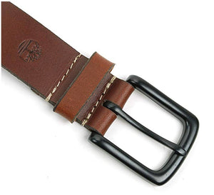 Timberland Men's Pull Up Black Genuine Leather Belt | FREE SHIPPING | B75477