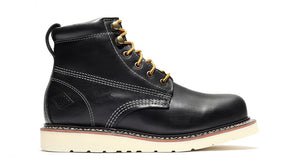 Men's Work Boots Genuine Leather | Black | Burgundy | BA-633