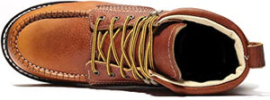 Bonanza Boots | FRONTIER PLUS 6" Moc Toe with Rubber Wedge Outsole | BA-640-Golden Brown