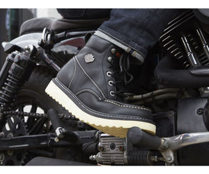 Harley-Davidson Men's Riding Leather Boots Beau | D93135 | Black
