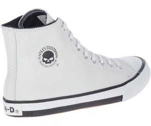 Harley-Davidson® Baxter White Leather Sneakers | D93679