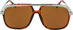 Classic Pilot Style Sunglasses | Full Metal Bridge | 100% UV Protection | 1119