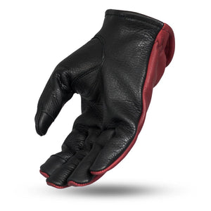2-Tone Leather Driving Gloves - FrankyFashion.com
