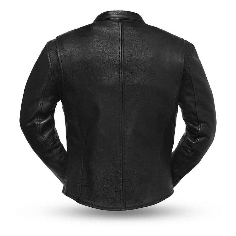 Speed Queen - Women's Leather Motorcycle Jacket - FrankyFashion.com