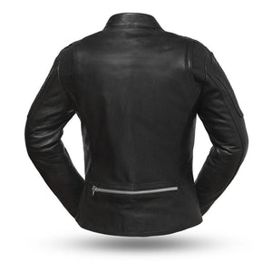 Warrior Princess - Women's Leather Motorcycle Jacket - FrankyFashion.com