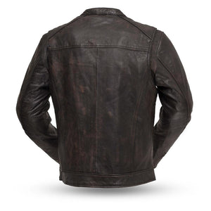 Hipster - Men's Motorcycle Leather Jacket - FrankyFashion.com