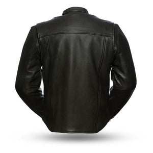 Revolt - Men's Motorcycle Leather Jacket - FrankyFashion.com