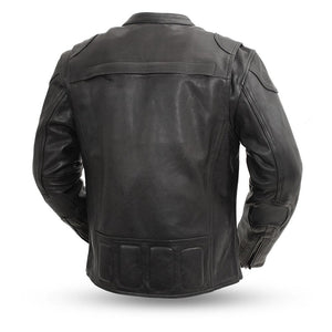 Nemesis - Men's Leather Motorcycle Jacket - FrankyFashion.com
