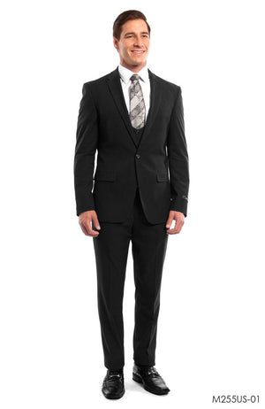 Men's 3 Piece Ultra Slim Fit Executive Suit | Classy Business | M255US