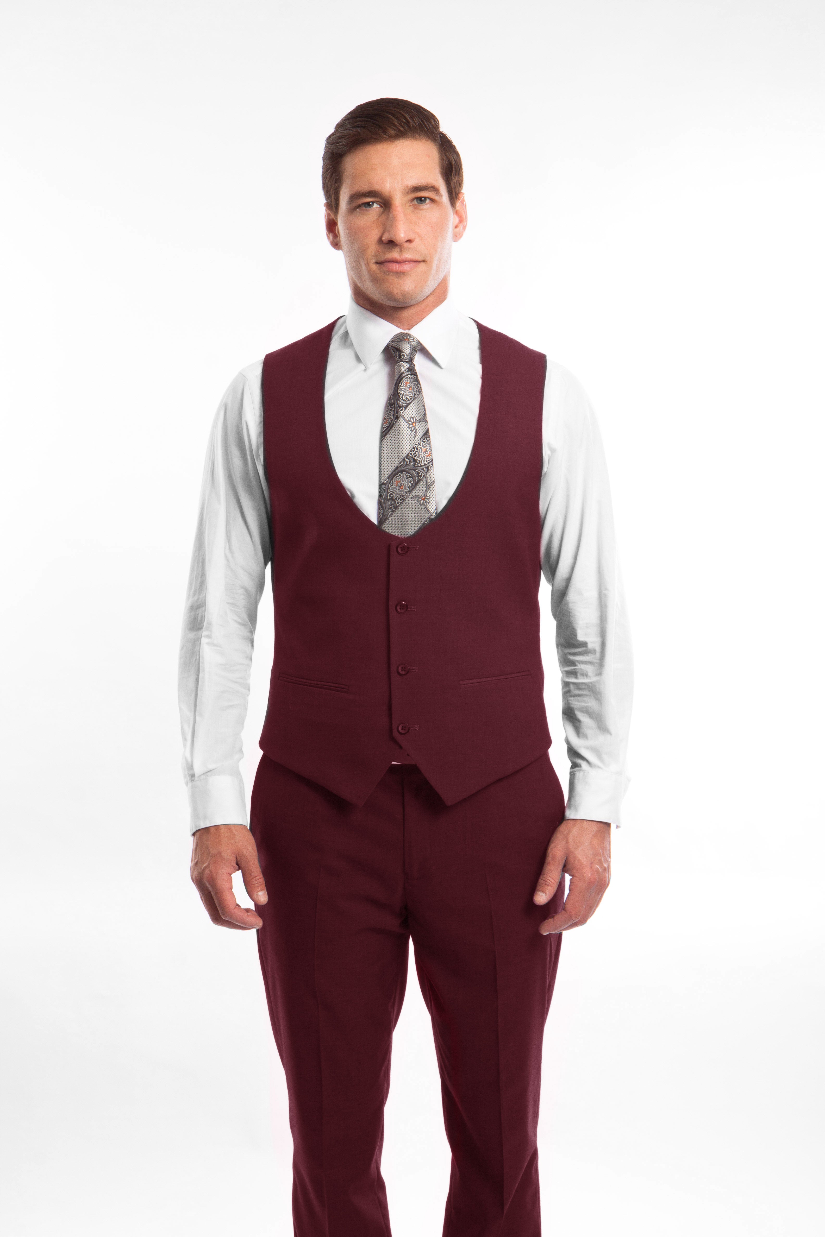Men's 3 Piece Ultra Slim Fit Executive Suit | Classy Business