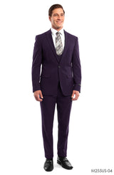Men's 3 Piece Ultra Slim Fit Executive Suit | Classy Business | M255US