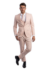 Men's 3 Piece Ultra Slim Fit Executive Suit | Classy Business | M255US