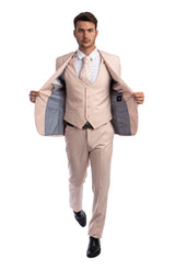 Men's 3 Piece Ultra Slim Fit Executive Suit | Classy Business | M255US