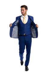 Men's 3 Piece Ultra Slim Fit Executive Suit | Classy Business | M255US