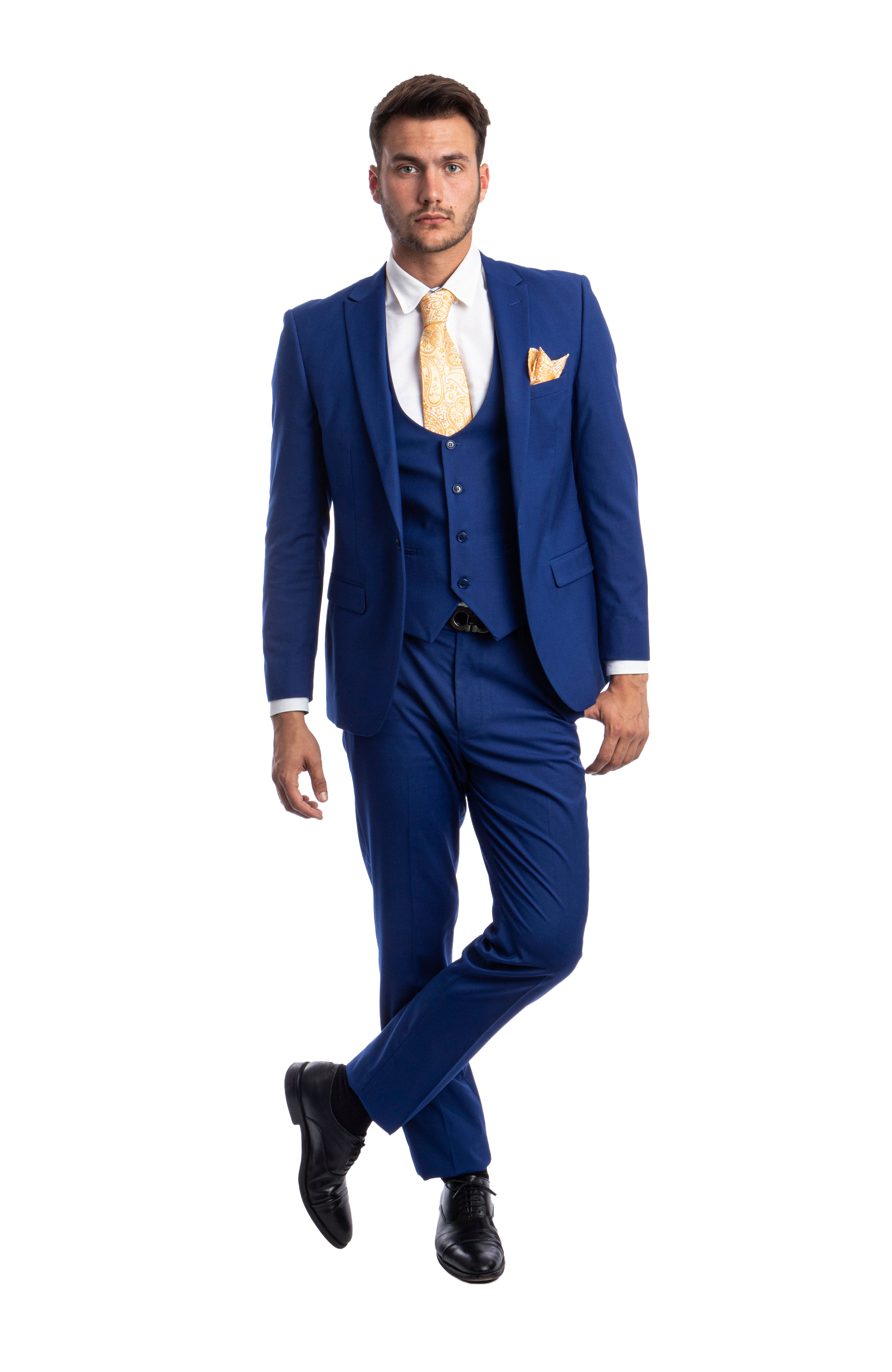 Men's 3 Piece Ultra Slim Fit Executive Suit | Classy Business