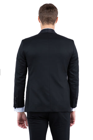 Gray Zegarie Shawl Collar Tuxedo Jacket For Men MJT366-01