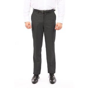Tazio Grey Slim Fit Stretch Dress Pants For Men