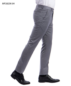 Sean Alexander Grey Performance Stretch Dress Pants For Men