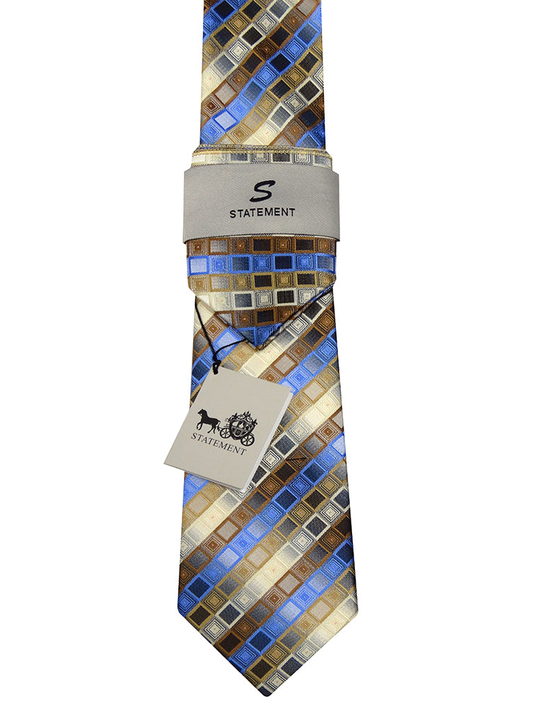 Men's Classic Tie And Handkerchief | T217-6