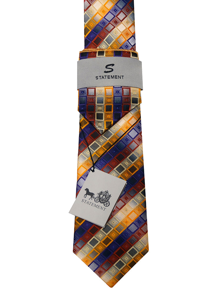 Men's Classic Tie And Handkerchief | T217-7