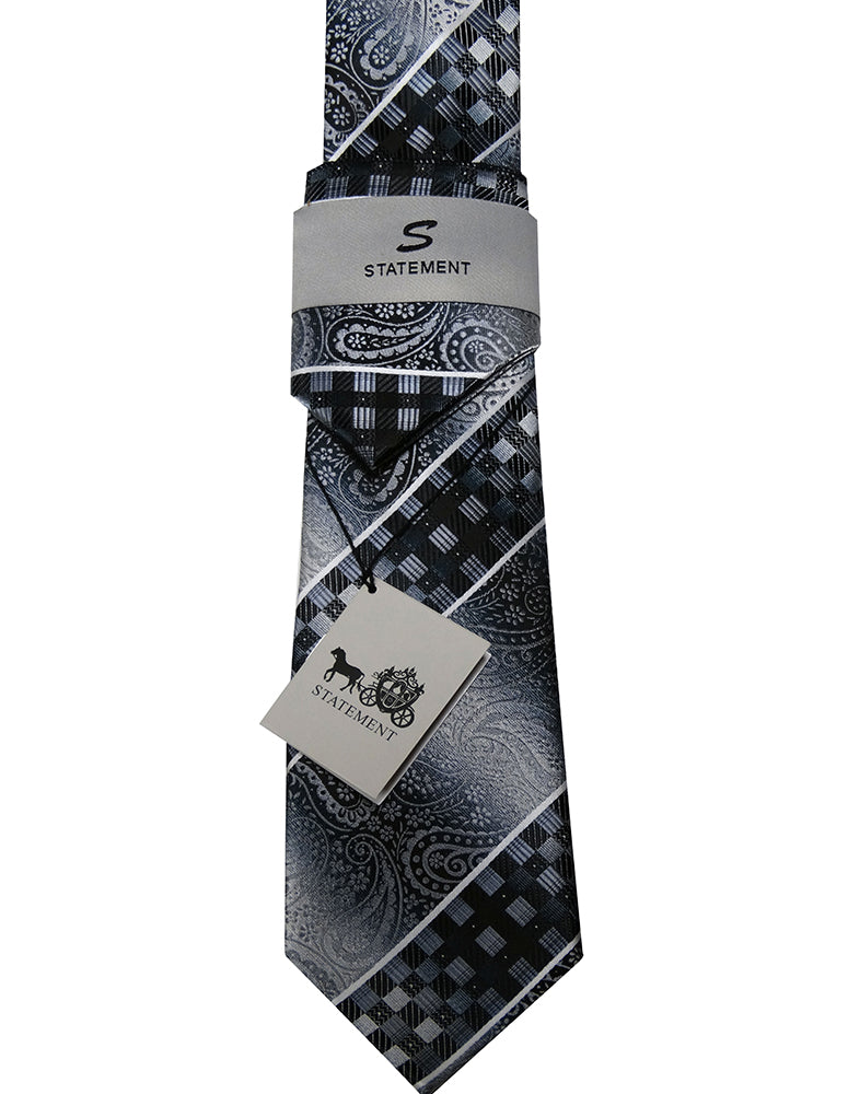 Men's Classic Tie And Handkerchief | T225-4