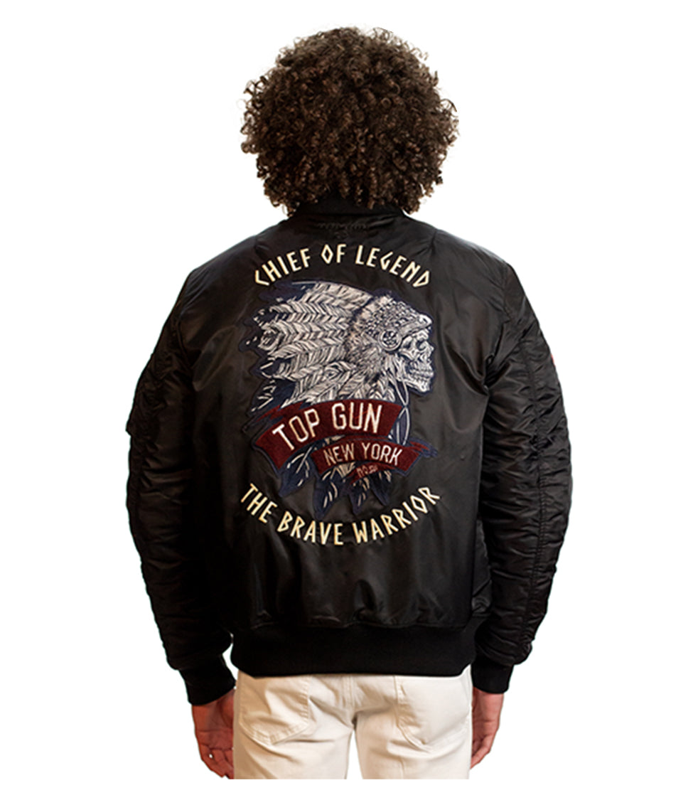 Top Gun® “Chief of Legend” Bomber Jacket | TGJ2234 - Franky Fashion