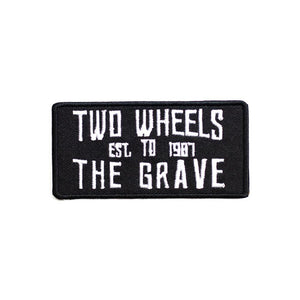 Two Wheels To The Grave Patch - FrankyFashion.com