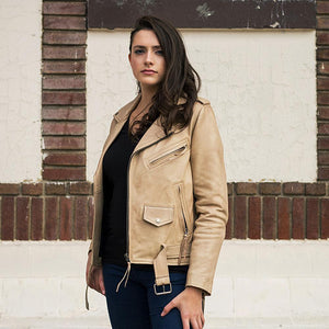 Rockstar - Women's Leather Jacket - FrankyFashion.com