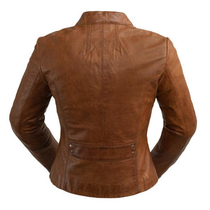 Rexie - Women's Leather Jacket - FrankyFashion.com