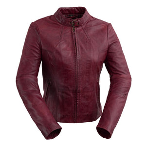 Rexie - Women's Leather Jacket - FrankyFashion.com