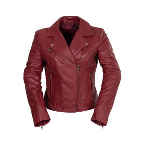 Betsy - Women's Leather Jacket - FrankyFashion.com