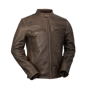 Maine - Men's Leather Jacket - FrankyFashion.com
