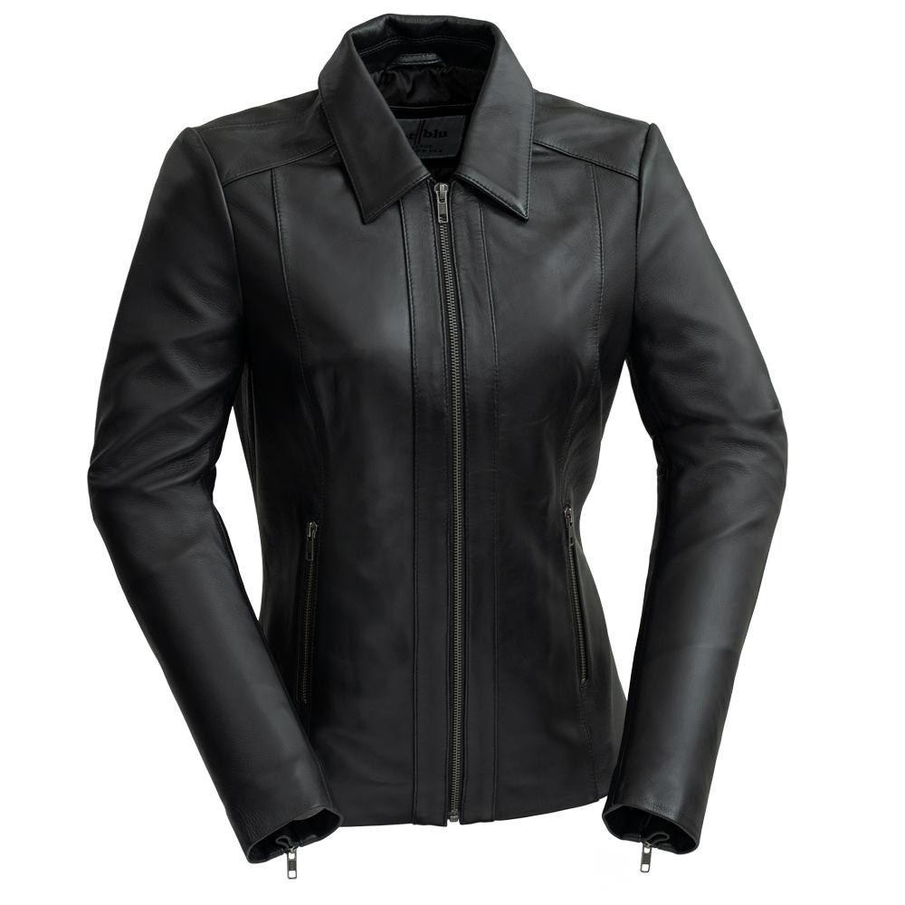 Patricia - Women's Leather Jacket - FrankyFashion.com