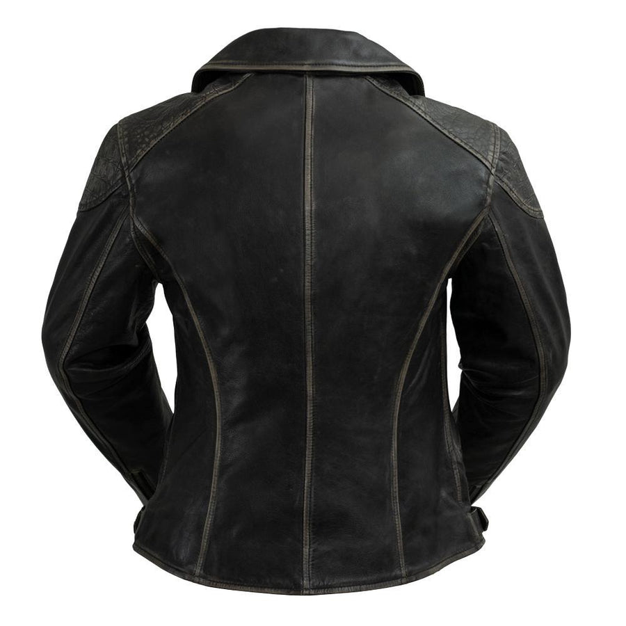 Stephanie - Women's Leather Jacket - FrankyFashion.com